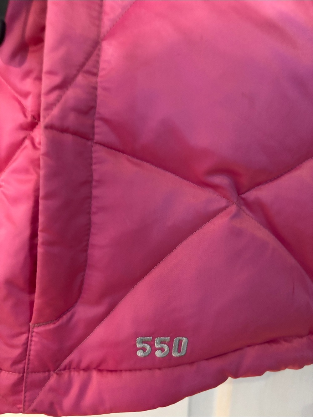 The North Face Pink Quilted Insulated down woman’s Vest - Picture 4 of 6